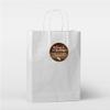 Andaz Press Out of Town Bags Round Circle Gift Labels Stickers, Welcome to Our Wedding Thanks for Traveling to Celebrate with Us, Rustic Wood, 40-Pack, for Destination OOT Gable Boxes view 3