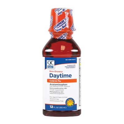 Quality Choice, Daytime Cold & Flu Original Liquid, 12oz Bottle