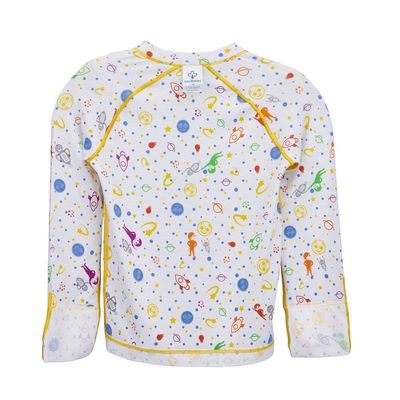 Itch Relief Eczema Shirt - Children's Pajama Top with No Scratch Mitts for Moderate to Severe Eczema Treatment for Kids - Also Used as Wet Wraps Clothing Size 8 (49-68LBS / 48-53 Tall)