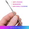 Stainless Steel Ear Curette Cleansing Kit - 6 Piece Set with Spiral Spring Pick Unclogger, Thorough Ear Wax Removal and Storage Case view 4