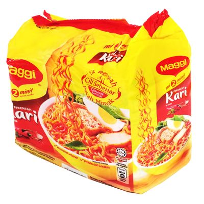 Maggi 2 Minute Noodles Curry Flavour - 79g - Pack of 5