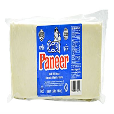 Gopi, All Natural Paneer (Whole Milk Cheese), (2.5 lbs), 40 oz