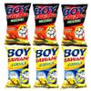 Boy Bawang Cornick Garlic and Boy Bawang Cornick Hot Garlic Bundle, 3.54 oz, 3 packs each flavor, total 6 counts view 1