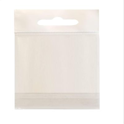 100 Pcs White Hanging Header Clear Flat Cello/Cellophane Bags Good for Candies, Cookies, Bakery Goods, Soap, Other Goodie Treats (2" x 3" (50.8 x 76.2mm))