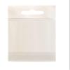 100 Pcs White Hanging Header Clear Flat Cello/Cellophane Bags Good for Candies, Cookies, Bakery Goods, Soap, Other Goodie Treats (2" x 3" (50.8 x 76.2mm)) view 1
