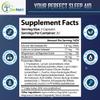 ZenNutri Sleep Prime Vegan Natural Sleep Aid for Adult Extra Strength - Deep Sleep Supplement - Herbal Sleeping Pill - Stress Relief - Melatonin, GABA - 60 Veggie caps view 4