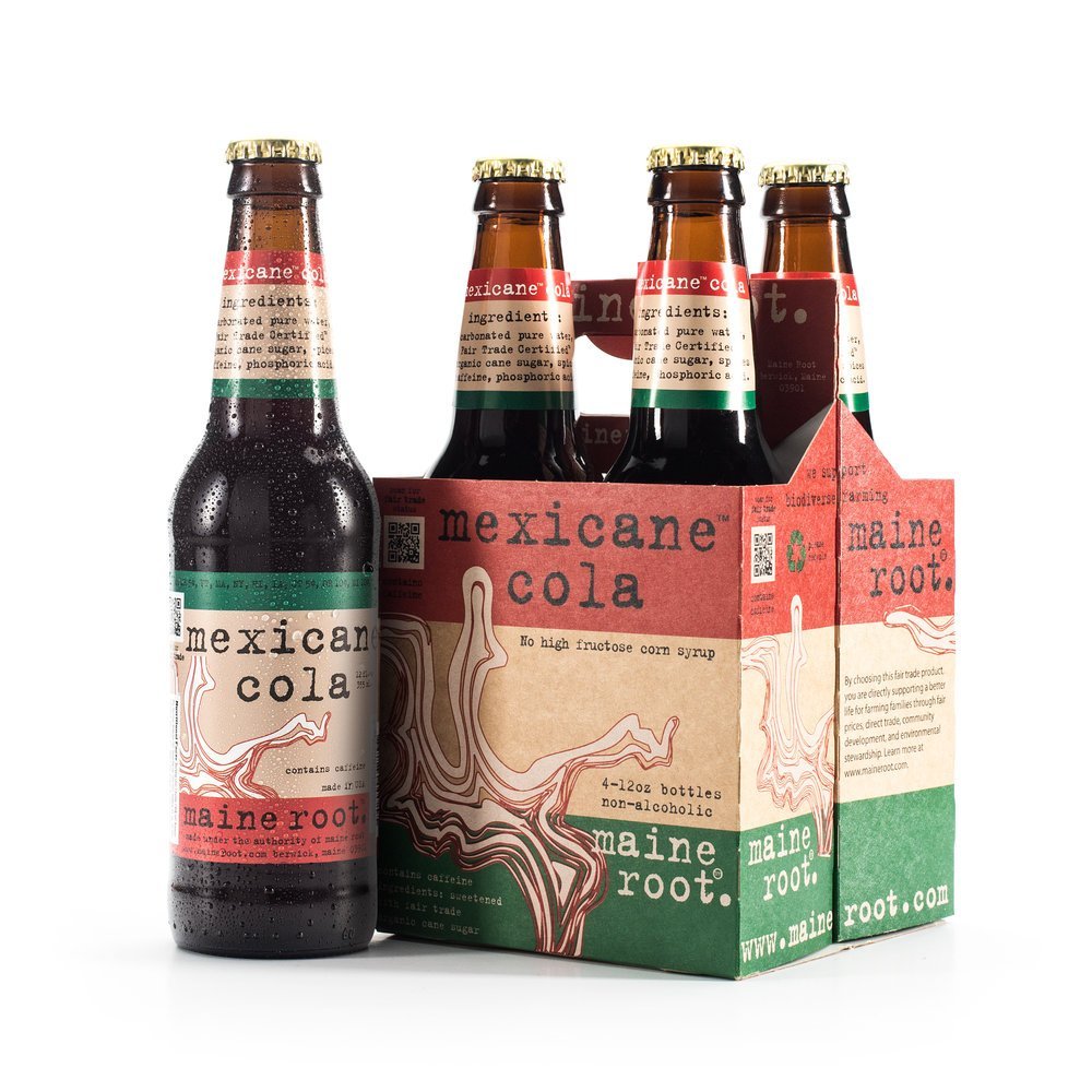 Maine Root Soda - Fair Trade Craft Soda in Glass Bottles (Mexicane 12 Pack)