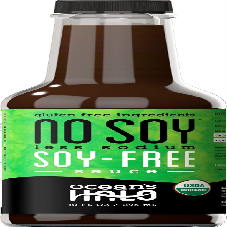 2 bottles of Less Sodium NoSoy (soy-free) sauce by Ocean's Halo