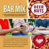 BEER NUTS Original Bar Mix - Crunchy Party Pretzels, Cheese Sticks, Sesame Sticks, Roasted Corn Nuts, & Original Roasted Sweet Glazed Salted Peanuts - Chips Alternative Snack - 26oz Resealable Jar view 3