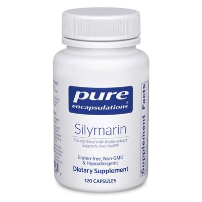 Pure Encapsulations Silymarin - 250 mg Milk Thistle Per Capsule - Liver Health Support - Antioxidants Supplement - Non-GMO & Vegan - 120 Capsules