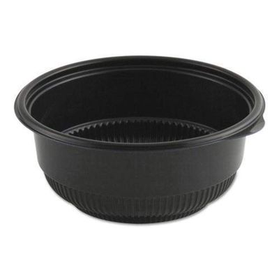 Anchor Packaging Incredi Bowl Black Polypropylene Round Soup Bowl, 20 Ounce Capacity - 250 per case.