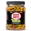 BEER NUTS Cantina Mix with Twang, Twang Seasoned Peanuts, Chili Lime Insane Grain, Guacamole & Habanero Sticks, Resealable Jar (12oz) view 1