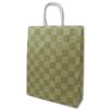 (Shimojima) HEIKO 62-0956-70 Paper Bags, 25 Charm Bags, MS1, Moss Checkered Pattern, 50 Sheets view 1