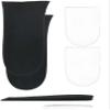 12mm(1/2 Inch) Limb Leg Length Discrepancies LLD Heel Inserts Insoles (2 Medium Lefts) Black view 1
