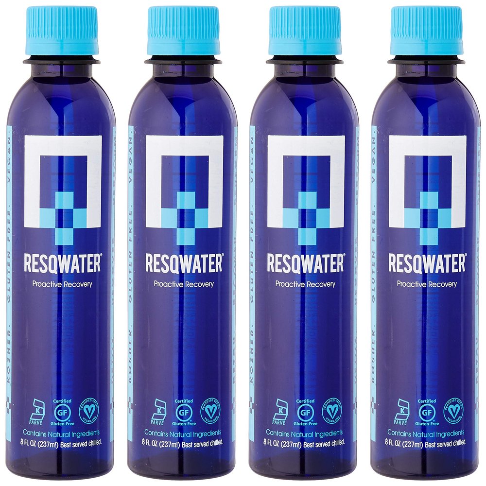 RESQWATER Enhanced Recovery Drink | Exercise Celebration Fitness Muscle Workout Sports | Electrolytes Milk Thistle NAC Prickly Pear Potassium Vitamin C | Hydration Liver Immune Health Support