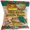 Turkey Creek - America's Best, offers a 12-Bag Case Pack of its Dill Pork Rinds. These Pork Cracklin Chips (Chicharrones) are a packed in 12 individual 2.0 oz bags. (Dill) view 1