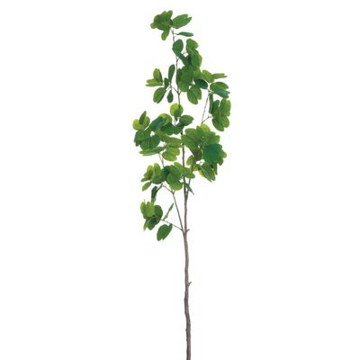 SilksAreForever 78" Silk Bauhinia Hong Kong Orchid Tree Branch Stem -Green (Pack of 4)