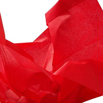 24ea - 20 X 30 Poinsettia Red Quire Fold Tissue Paper