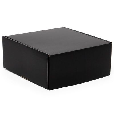 50ea - 11-1/4 X 8-5/8 X 2-1/4 Black Corrugated Tuck Top Box