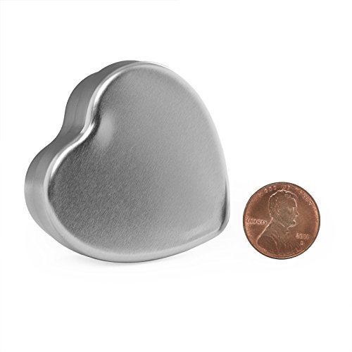 24ea - 2-1/2 X 2 X 3/4 Heart Shaped Tin Can-Pkg
