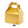 100ea - 4 X 2-1/2 X 2-1/2 Gold Matte Gable Box view 1