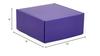 10ea - 10 X 8 X 4 Purple Corrugated Tuck Top Box-Pkg view 2