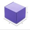 50ea - 10 X 10 X 5 Purple Corrugated Tuck Top Box view 2