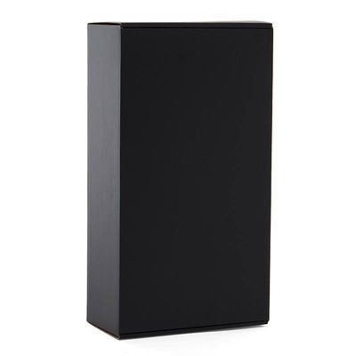 50ea - 13-1/8 X 7-1/8 X 3-1/2 Black Corrugated Tuck Top Box
