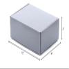 50ea - 12 X 9 X 3 Silver Corrugated Tuck Top Box view 2