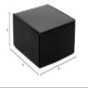 50ea - 9 X 9 X 4 Black Corrugated Tuck Top Box view 2