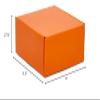50ea - 9 X 6-1/2 X 2-3/4 Orange Corrugated Tuck Top Box view 2