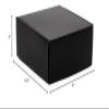 10ea - 9 X 6-1/2 X 3 Black Corrugated Tuck Top Box-Pkg view 2