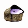 2 1/2" X 10 Yards Gld/Blck Exotic Snake Skin Metallic Ribbon view 1