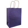 JILLSON & ROBERTS 12-Count Large Kraft Bags with Tissue Solid Color Assortment, Purple/Red/Natural/White view 2