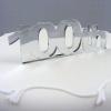 100th Celebration Cake Topper - Mirrored, 10 cm view 1