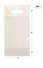100 Pcs White Hanging Header Clear Flat Cello/Cellophane Bags Good for Candies, Cookies, Bakery Goods, Soap, Other Goodie Treats (3" x 5" (76.2 x 127mm)) view 2