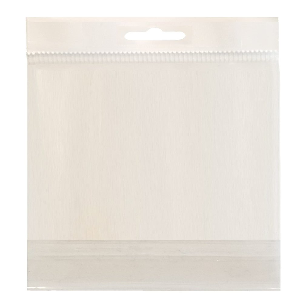 100 Pcs White Hanging Header Clear Flat Cello/Cellophane Bags Good for Candies, Cookies, Bakery Goods, Soap, Other Goodie Treats (8" x 10" (203.2 x 254))