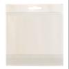 100 Pcs White Hanging Header Clear Flat Cello/Cellophane Bags Good for Candies, Cookies, Bakery Goods, Soap, Other Goodie Treats (8" x 10" (203.2 x 254)) view 1