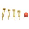 TFS Tuningforkshop Gold Finish 4 Bone Forks Set(25,50,100,200Hz) view 1