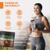 EarthNutri Energy + Focus Powder Supplement - Energy Boost & Memory Supplements - with PeakO2, AlphaSize, Cognizin, PurCaf, Theacrine, Acetyl L-Carnitine L-Tyrosine  Mango Flavor - 20 Servings (171g) view 2