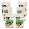 Snak Club Protein Power Snack Mix with Peanuts, Roasted Edamame, Dried Cranberries, Pumpkin Seeds, Almonds, and Cashews, Gluten-Free and Kosher Trail Mix Snacks, 4.2 oz Resealable Bags, 6 Pack view 1