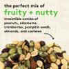 Snak Club Protein Power Snack Mix with Peanuts, Roasted Edamame, Dried Cranberries, Pumpkin Seeds, Almonds, and Cashews, Gluten-Free and Kosher Trail Mix Snacks, 4.2 oz Resealable Bags, 6 Pack view 4
