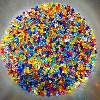 1LB Colorful Lampwork Glass Tumbled Chips Stone Healing Reiki Crystal Jewelry Making Home Decoration fish tank flower pot