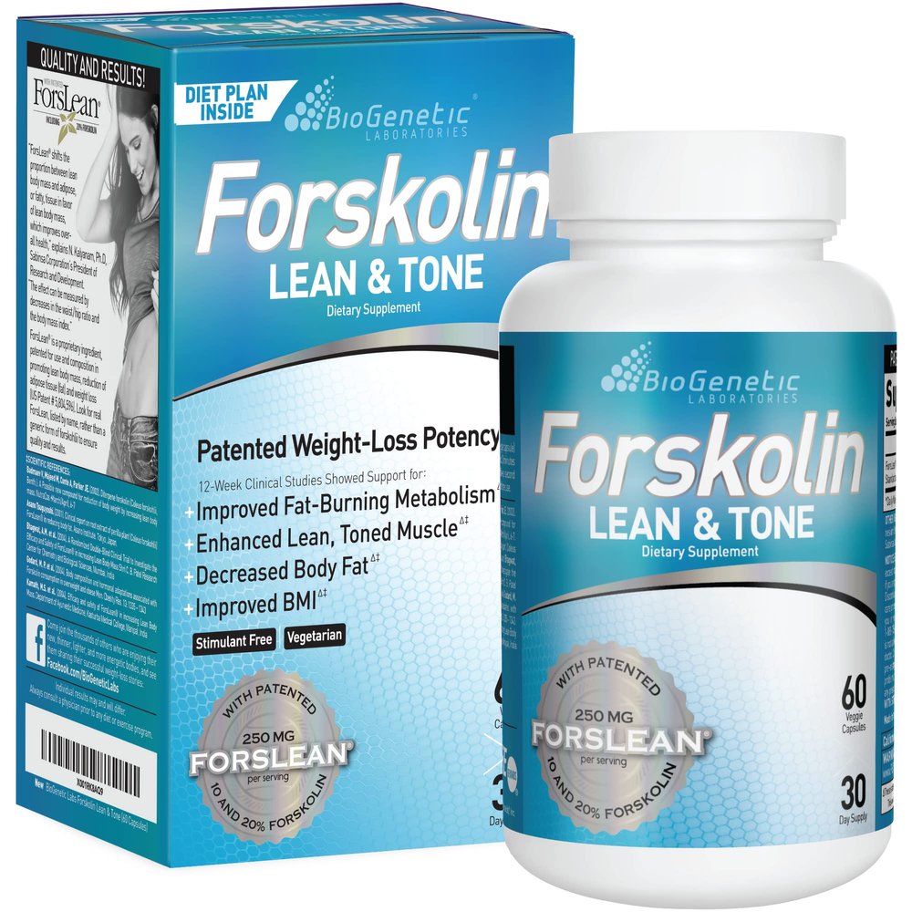 BioGenetic Laboratories Forskolin Lean & Tone - 60 Veggie Capsules