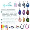 Munchables Sensory Unicorn Sensory Chew Necklaces for Girls (Purple) view 3
