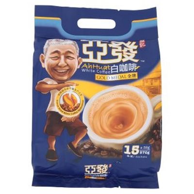 Ah Huat White Coffee (Gold Medal 15 x 38g, 6 Pack)