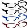 TruVision Readers Reading Glasses - 9503H - 2Black-Red-Blue-400 view 1