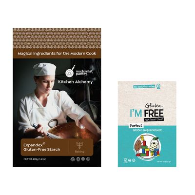 Expandex + Perfect Gluten Replacement Value Pack  Non-GMO Gluten-Free Vegan OU Kosher Certified 510g/18oz (Bundle of 2 items)