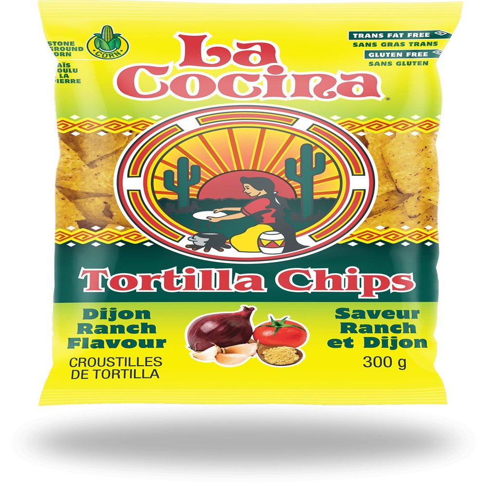 La Cocina Ranch Flavored Tortilla Chips - 300g/10.6 oz