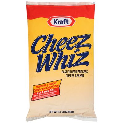 Cheez Whiz Cheese Spread (6.5 lb Pouches, Pack of 6)